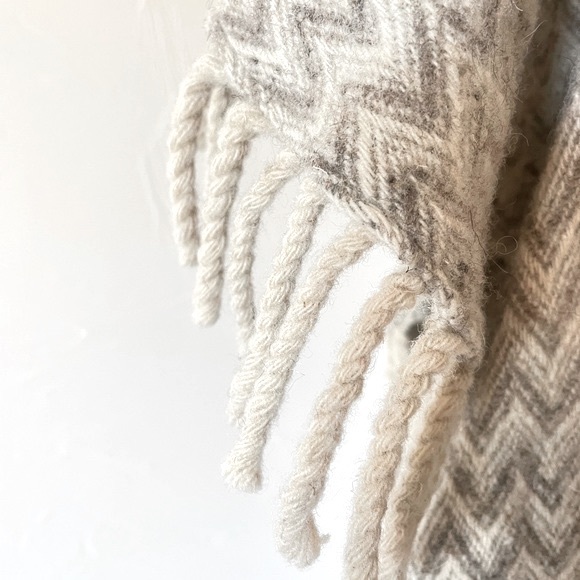 Vintage Wool Poncho With Buttons - Picture 5 of 5